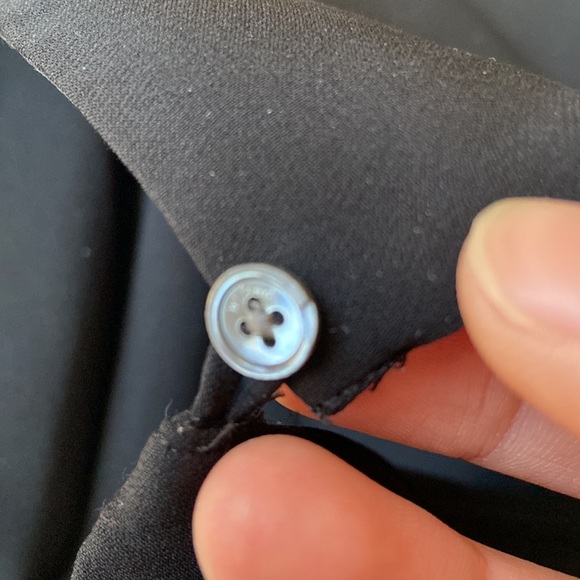 🎉HP!🎉 Aritzia Wilfred 100% Silk Black Tunic Dress - Picture 6 of 9